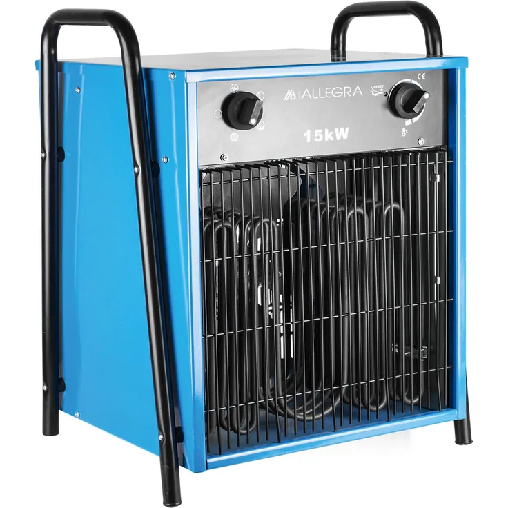 ALLEGRA Elektro-Heizlüfter AB-H150, 15,0 kW mit drei Heizstufen, Regelthermostat und Überhitzungsschutz