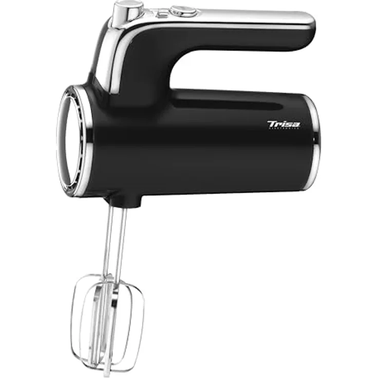 Trisa Diners Edition Hand-held Handmixer, 400 W, 6 Geschwindigkeiten, Turbofunktion, schwarz