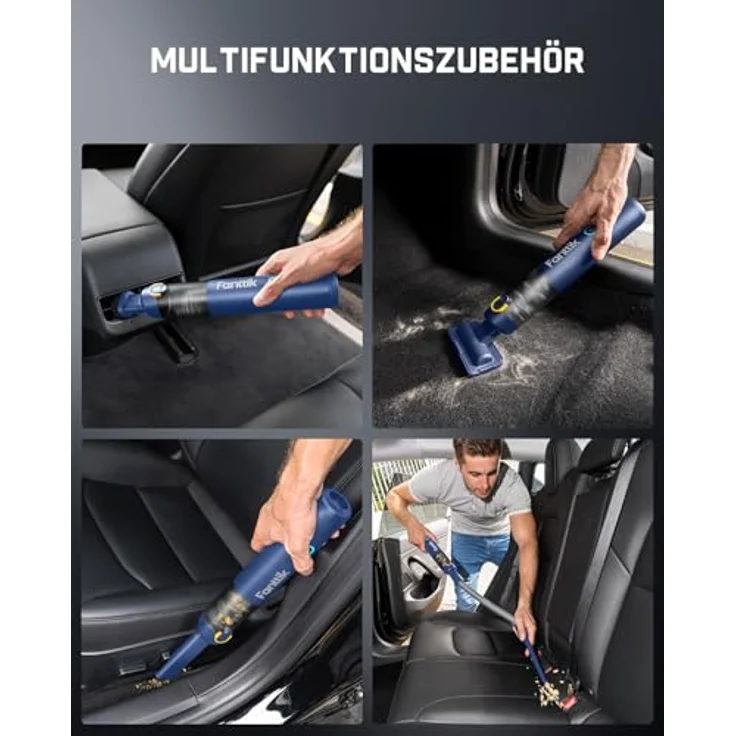 Fanttik V8 Blue, kabelloser Nass- und Trockensauger mit 19.000 Pa Saugleistung, 4-in-1 Funktionen und HEPA-Filter – Bild 5