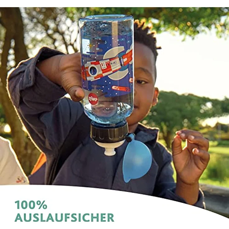 Emsa N30333 Kids Tritan Trinkflasche, 500 ml, dicht, hygienisch, unbedenklich, spülmaschinenfest – Bild 4
