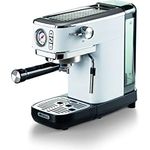 Ariete Perfetto Slim Manometro 1381/14 biały, Siebträgermaschine, Weiss