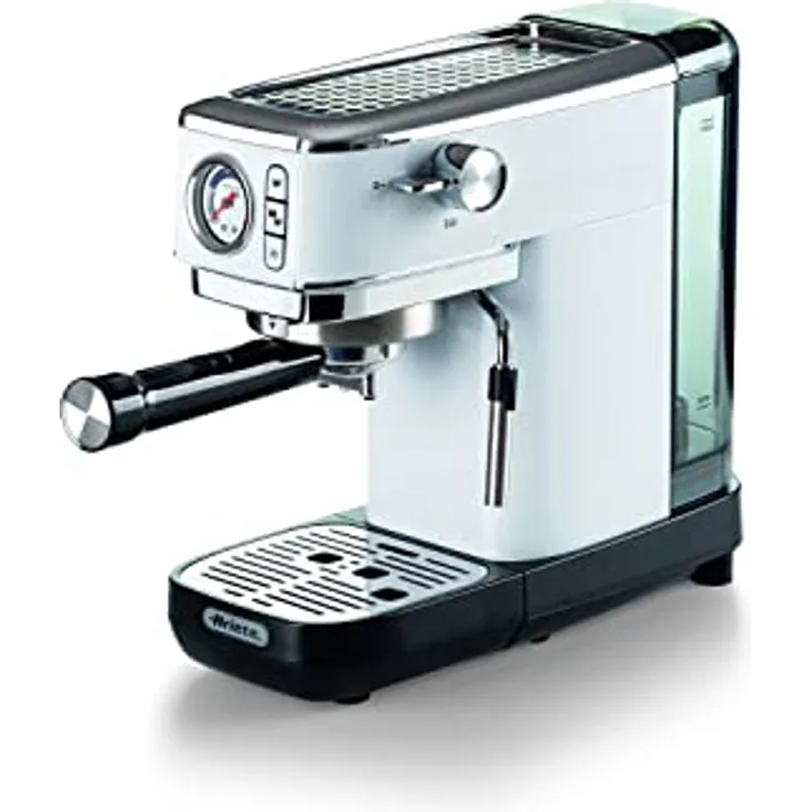 Ariete Perfetto Slim Manometro 1381/14 biały, Siebträgermaschine, Weiss