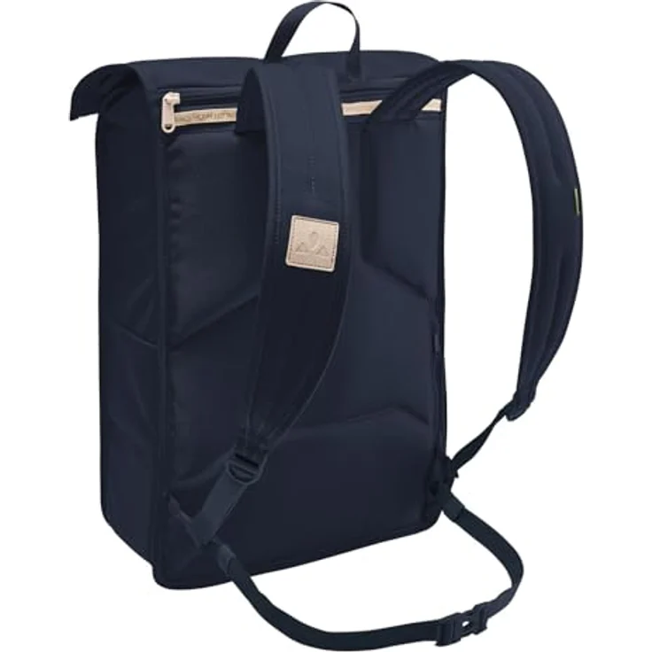 VAUDE Coreway Rolltop 20, Freizeitrucksack mit 15,6 Zoll Laptopfach, gepolsterten Schulterriemen, Farbe eclipse – Bild 8