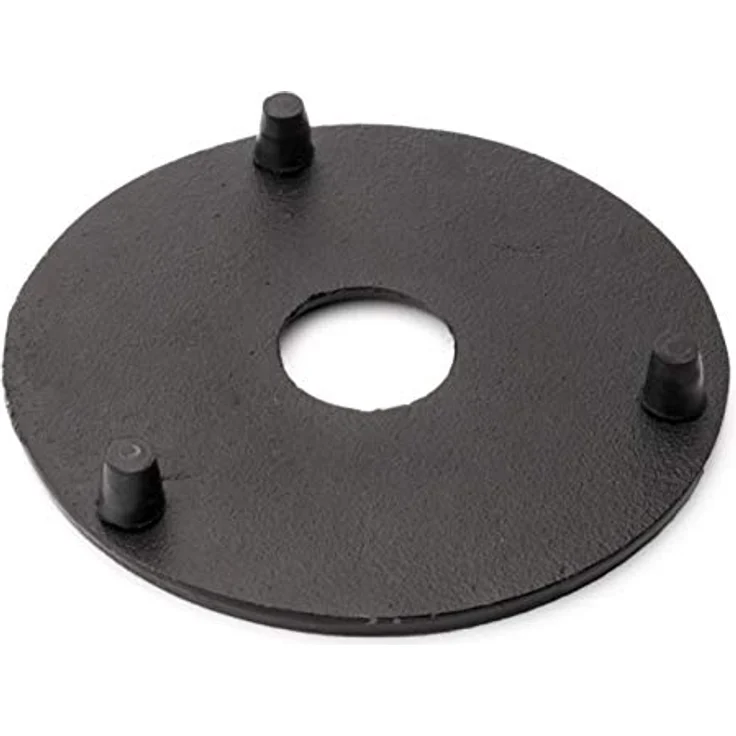 Bredemeijer runder schwarzer gusseisener Untersetzer Jang Ø ca. 13 cm – Bild 2