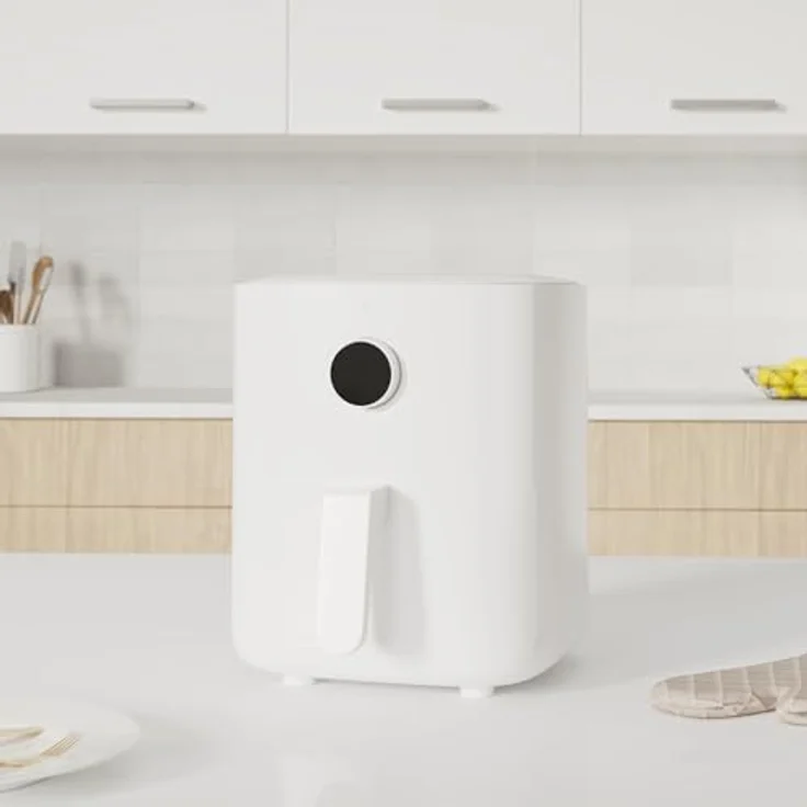 Xiaomi Mi Smart Air Fryer 3,5L Heißluftfritteuse mit OLED Display & optionaler iOS/Android Mi Home App, 1.500 W, 3,5 Liter, 40°-200°C, Timerfunktion, spülmaschinenfest, Google Assistant kompatibel – Bild 2