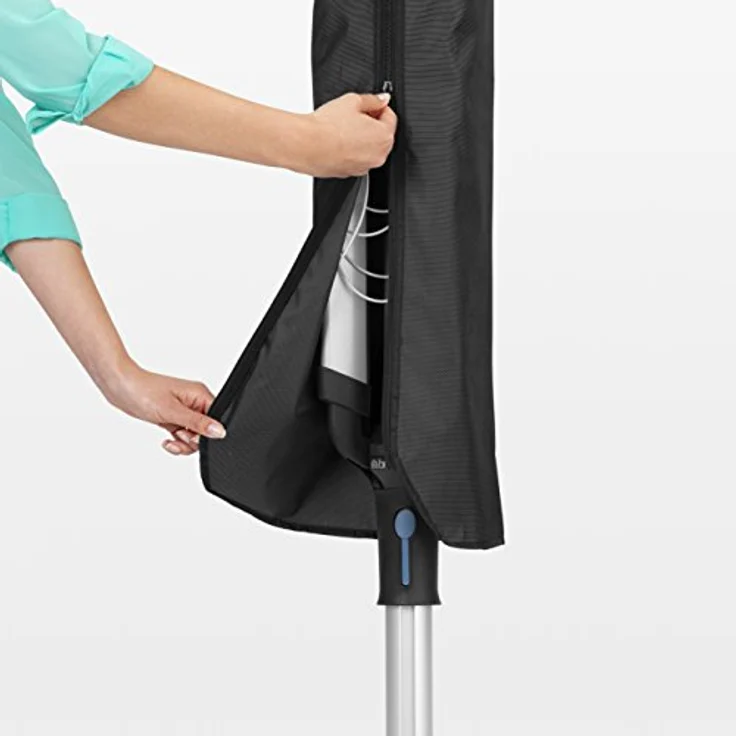 Brabantia Schutzhülle für Wäschespinne, Wäscheleine, schwarz, Standard – Bild 5
