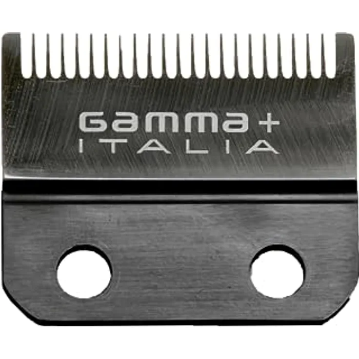 GAMMAPIU' Gamma+ DLC Fade Ersatzklinge für Friseursalon, Schwarz, Japanischer Stahl mit Kohlenstoffbeschichtung