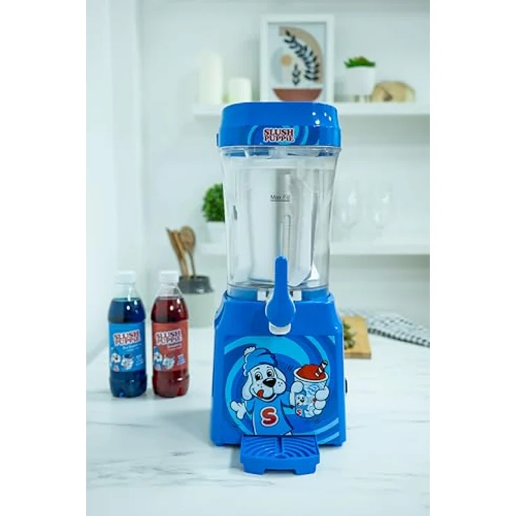 Fizz Creations Slush Puppie Slushi Maschine – Tragbarer Slush Ice Maker, 1 Liter Eiskalter Spaß mit Stil, Rot – Bild 4