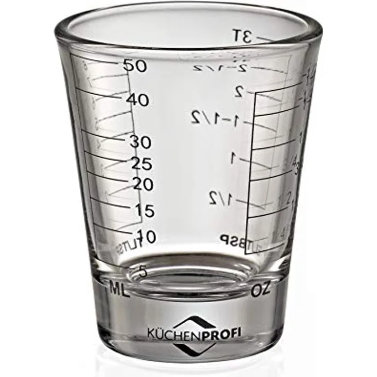 Küchenprofi 912503550 Mini-Messbecher-912503550 Mini-Glasmessbecher, Klar - Preisvergleich