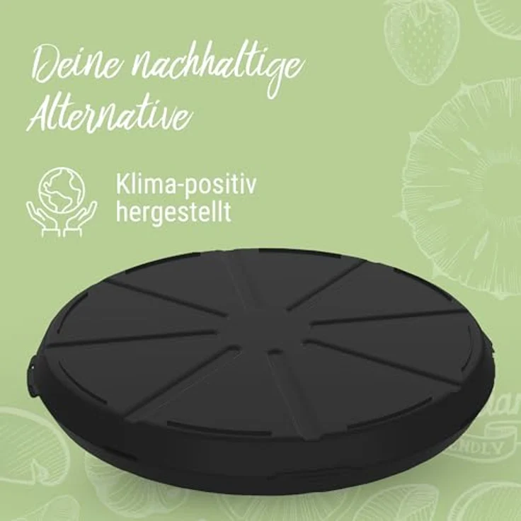 elasto Vorratsdose Pizzabox "ToGo", wiederverwendbar und BPA-frei, 100% recycelbar, spülmaschinengeeignet – Bild 2