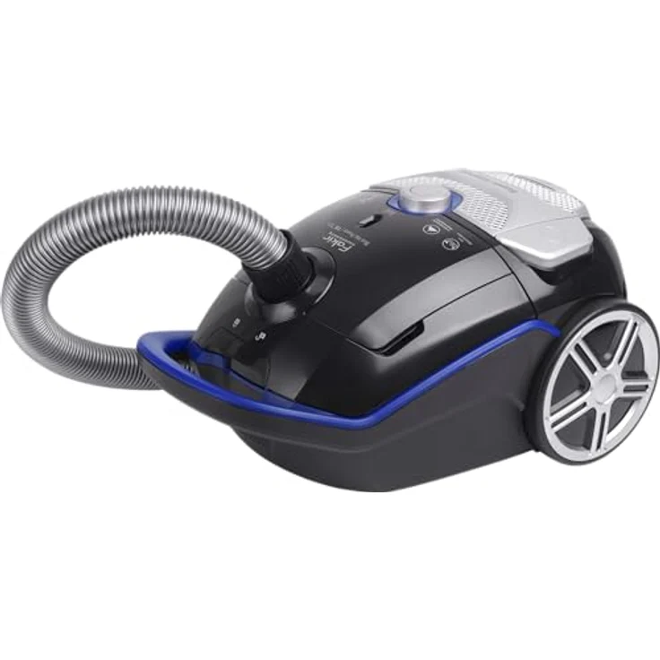 Fakir Blue Vac Power TS 721 Staubsauger mit Beutel, HEPA 14 Filter, 12 m Aktionsradius, Blau, 800 Watt, 69dB(A) leise, Zubehörfach – Bild 4