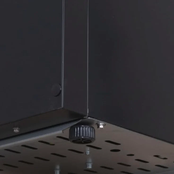 GastroHero Getränkekühlschrank GKS-160 Slim, abschließbarer Flaschenkühlschrank mit Glastür & LED-Beleuchtung, schwarz, 160 Liter, 200.3 cm hoch, 44.8 cm breit – Bild 9