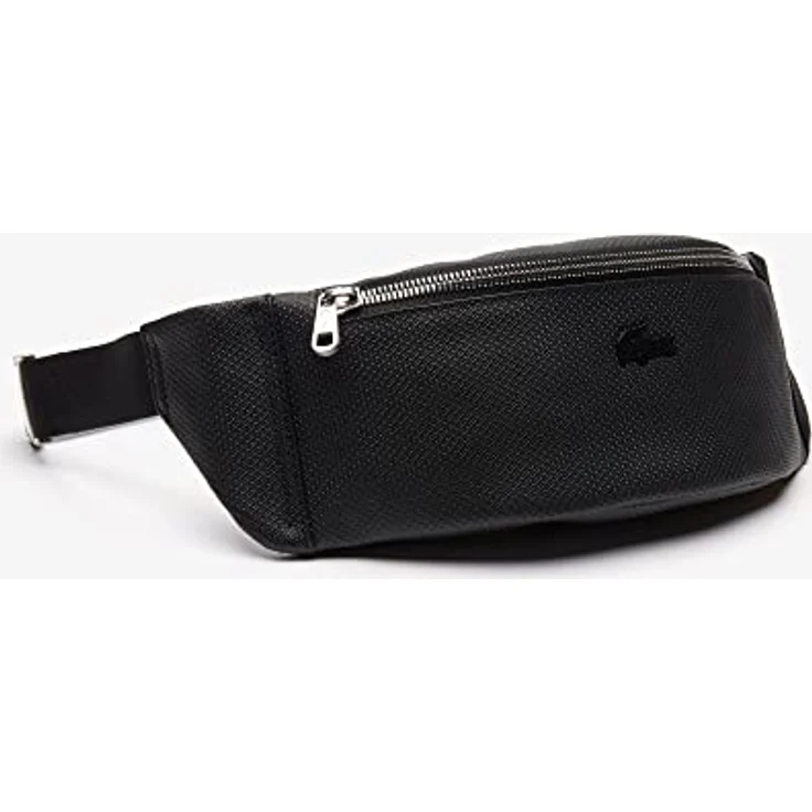 Lacoste Chantaco Gürteltasche aus Leder, 26 cm, schwarz – Bild 6