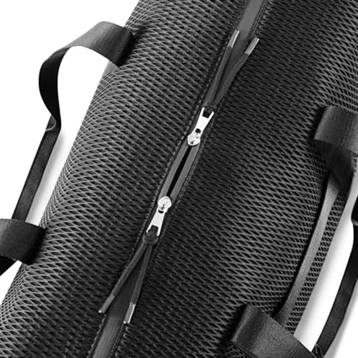 reisenthel Extralite Weekender M, Einkaufstasche aus strapazierfähigem Netzgewebe, 28 l Volumen, Mesh Black – Bild 2
