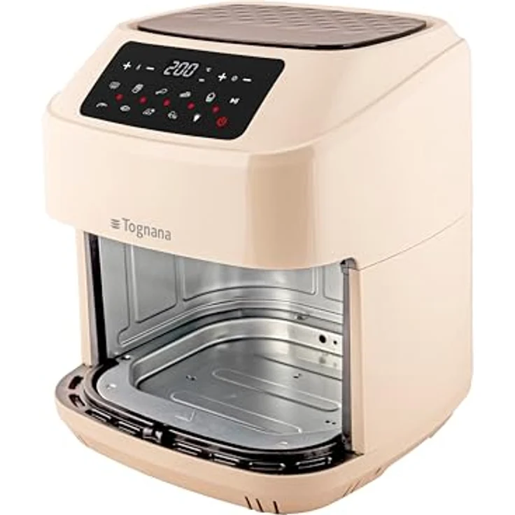 Tognana Iridea Heißluftfritteuse, 9,2 L, digitales Display, multifunktional, Champagner – Bild 4