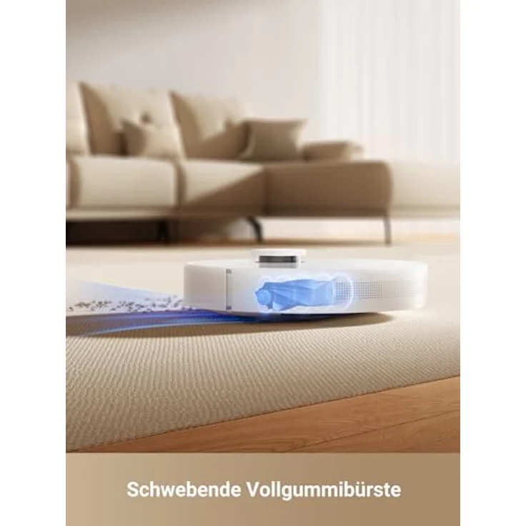 dreame D10 Plus Gen 2 Saugroboter mit Automatischer Staubentleerung, LiDAR-Navigation, 6000 Pa Saugkraft für Teppiche und Tierhaare, 285-Minuten-Akku, in [Farbe] – Bild 3