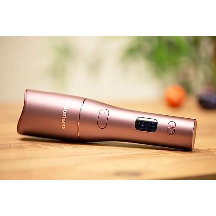Grundig EasyCurl HS 6230 Automatischer Lockenstab, kabellos, mit 3 Temperaturstufen und Keramikbeschichtung, Timerfunktion, LC-Display, Violett – Bild 5