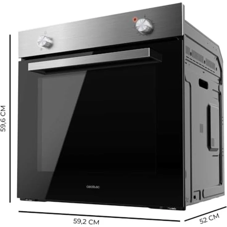 Cecotec Einbauofen Bolero Hexa C126000 Inox, 2800 W, 77 L, 4 Funktionen, Steam Assist, Energieeffizienzklasse A, Innenbeleuchtung – Bild 2
