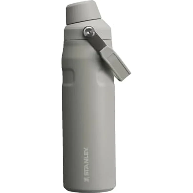 Stanley The Iceflow Fast Flow Thermosflasche, 0,70 l, Schwarz, für schnelle Getränke-Entnahme und optimale Isolierung – Bild 1