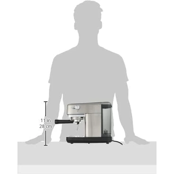 Ariete 1380 Espressomaschine 1,1 l Kaffeepad Gemahlener Kaffee 1300 W Silber – Bild 3