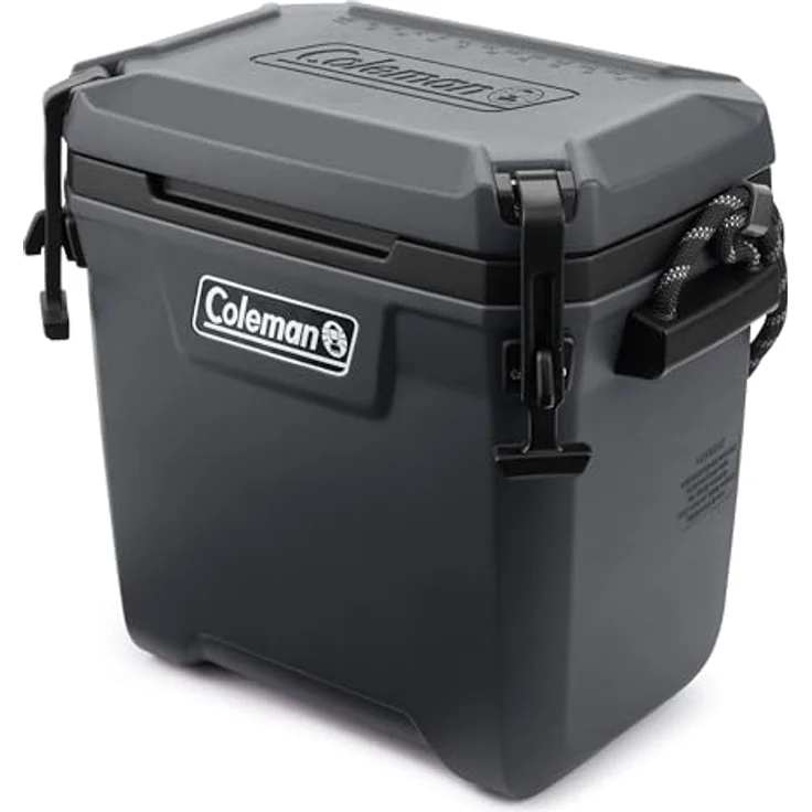 Coleman Convoy 28 QT, Kühlbox (29 l) mit antimikrobieller Innenbeschichtung, grau, bis zu 72 Stunden Kühlwirkung, integrierter Flaschenöffner – Bild 10