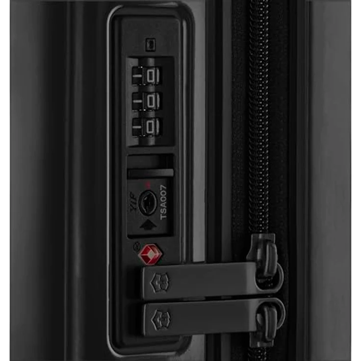 Victorinox Airox Frequent Flyer Hardside Carry-On, leichter Handgepäckkoffer aus robustem Polycarbonat, 34 l, 35 x 23 x 55 cm, Schwarz – Bild 5