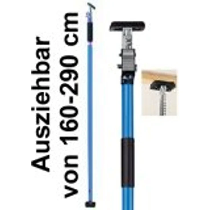 ALLEGRA Montagestütze 160 - 290 cm (blau) | Stufenlos verstellbar, robuste Gelenke, vielfältige Anwendungsmöglichkeiten – Bild 2