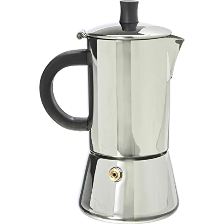 Cilio,342215,Espressokocher AA8Figaro, 2Tassen, Edelstahl, Induktiongeeignet