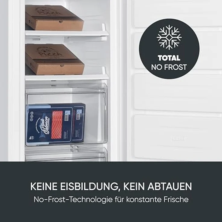 SEVERIN GS 8868 Gefrierschrank No Frost, 161 Liter, Energieeffizienzklasse C, elektronische Steuerung, schnellgefrierfunktion – Bild 5