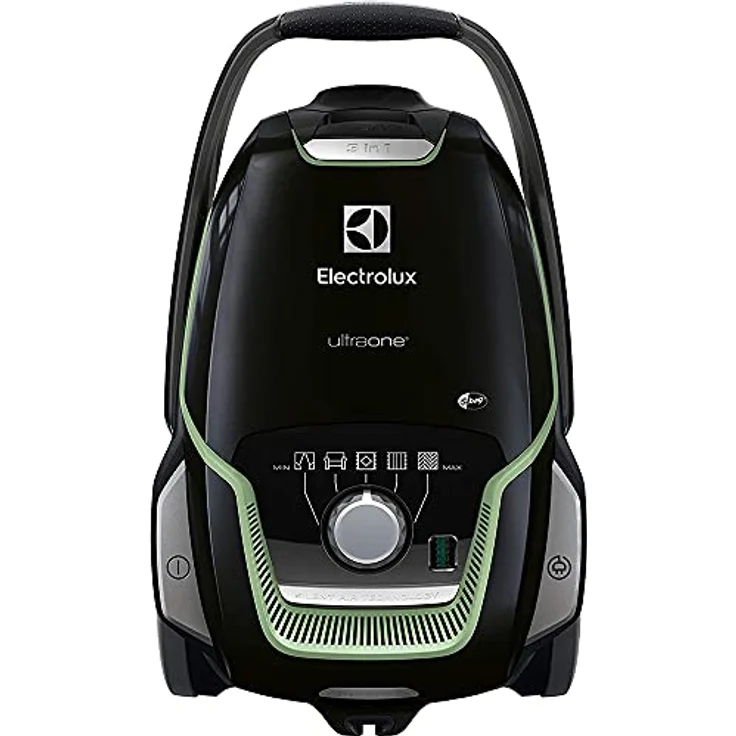 Electrolux euo9green UltraOne Staubsauger mit Beutel, Absaugung AeroPro, S-Bag XL-5 Liter, Allergy Plus Filter, Ebony Black/Sage Green – Bild 3