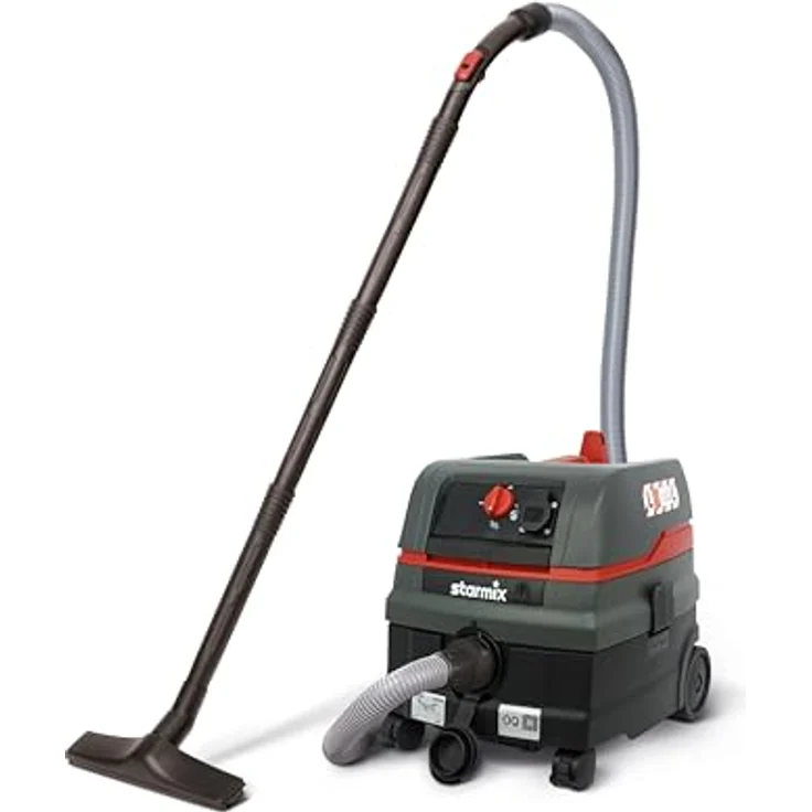 Starmix ISC L-1418 Mono, Industriestaubsauger Staubklasse L mit 18L Behälter, 270 mbar Unterdruck, 69 l/s, manuell aktivierbare Filterabreinigung, kompatibel mit Dustfixx Vorabscheider – Bild 1