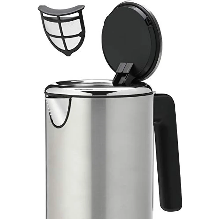 WMF Lono Wasserkocher doppelwandig (2400 Watt, 1,3 l, Safety Touch, innenliegende Wasserstandanzeige, Kalk-Wasserfilter) cromargan matt-silber – Bild 6