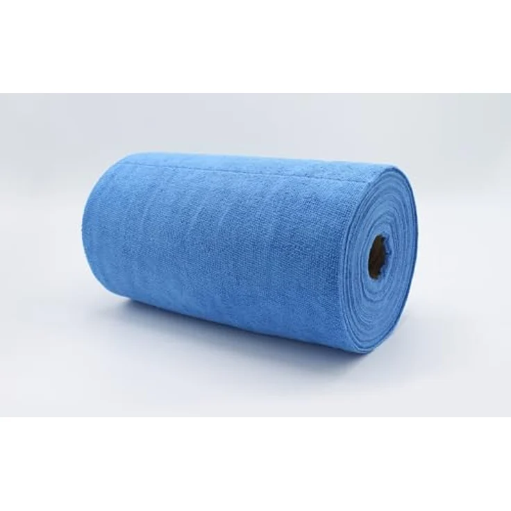 ROGGE Easy CLEAN Mikrofaser Rolle, 75x Reinigungstücher, 30 x 30 cm, 200 Gr/m², blau, supersoft für Küche, Bad, Auto und Werkstatt – Bild 5