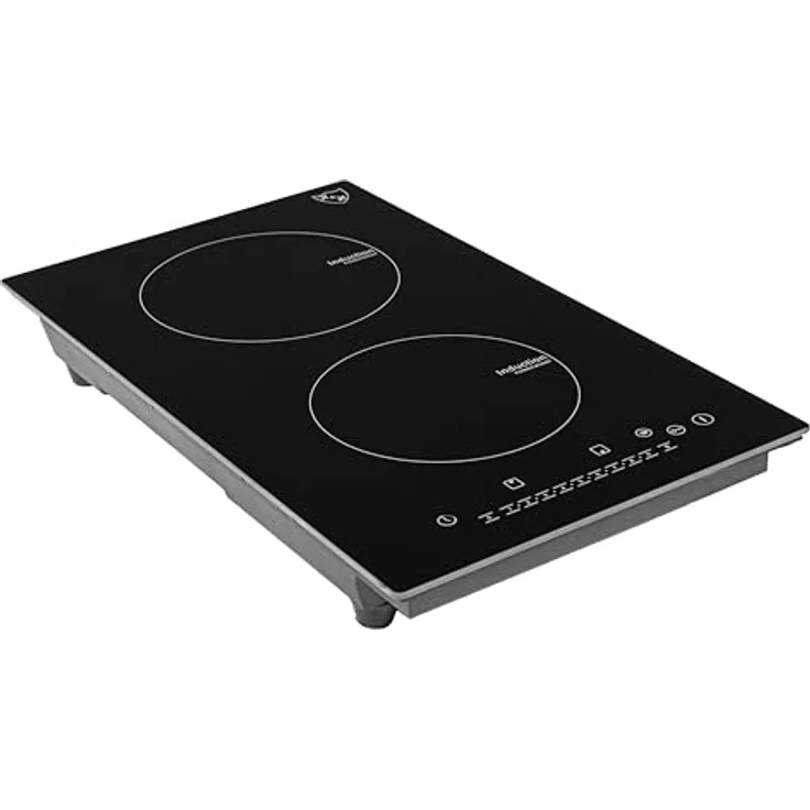 K&H Induktionskochfeld Domino 30-IN-3400, Mobile 2-Zonen Induktionskochplatte mit 3400 Watt, autark, Tragbar, 17 Leistungsstufen, Slider Touch-Control – Bild 4