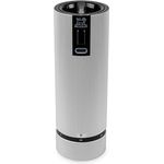 PEUGEOT LINE u'select Z Elektrische Salzmühle, wiederaufladbar, Aluminium, 15 cm, 6 Mahleinstellungen, Carbonfarben