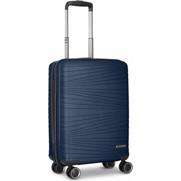 Franky Dallas 3.0 Hartschalen-Trolley mit 4 Rollen S 55 cm | Ausgestattet mit TSA-Schloss, Dehnfalte, Innenfächer, Leicht | Carry on Luggage für Männer-Frauen - Ideal für Flug-Geschäftsreisen – Bild 3