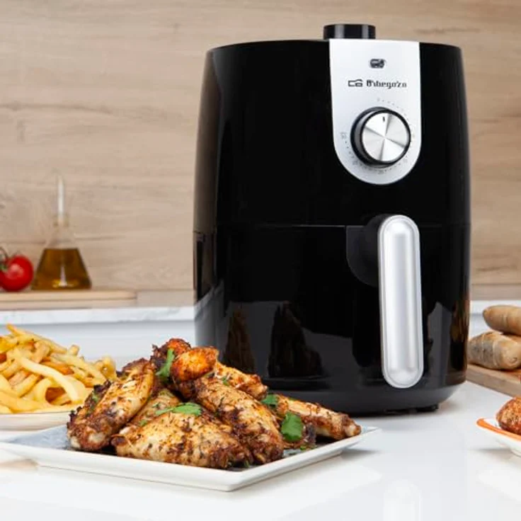 Orbegozo FDR27 Luftfritteuse, 2,5 l - Heißluftfritteuse mit hoher Qualität/Haltbarkeit – Bild 4
