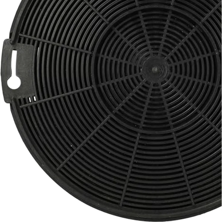 vhbw 4x Aktivkohlefilter, Ersatz für Beko 9197059543, 15 cm Durchmesser, schwarz, für Dunstabzugshauben – Bild 5