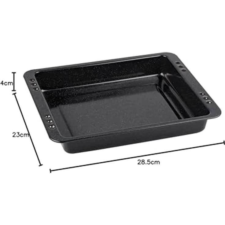 chg 3394-52 Kleine Ofenform ''le'' , Schwarz, ca. 28.5 x 23 x 4 cm – Bild 7