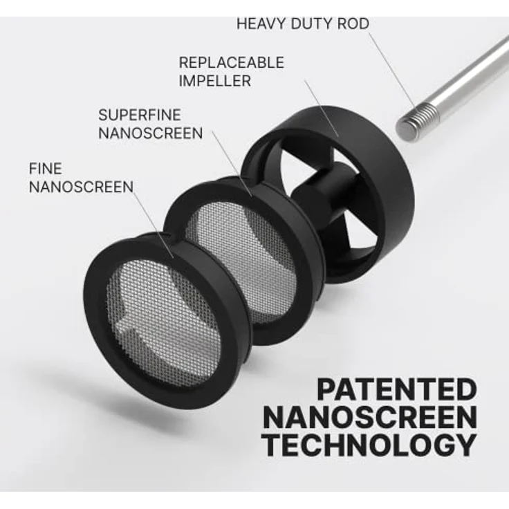 Subminimal NanoFoamer Lithium Hand Milchschäumer | Mikro geschäumte Milch für Premium Barista-Style Kaffeegetränke | Wiederaufladbarer Milchaufschäumer für Cappuccino,Latte,Heiße Schokoladen und mehr – Bild 7