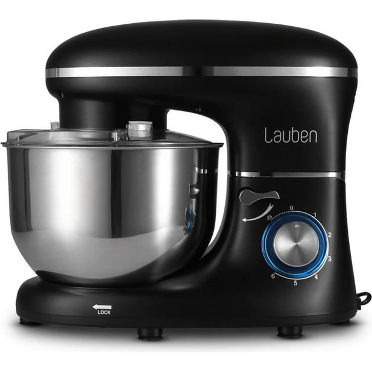 Lauben Küchenmaschine Lauben Kitchen Machine 550BC, 1400-Watt Motor, 5,5 l Edelstahlschüssel, Kompakt & leistungsstark