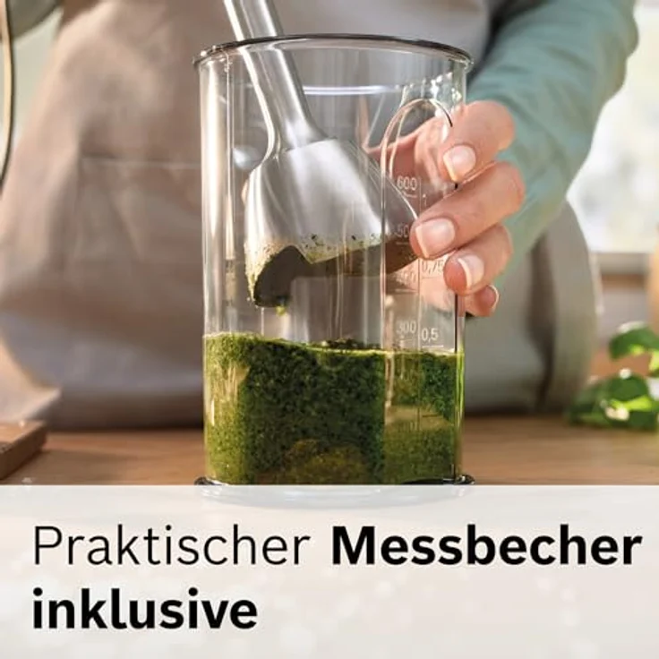 Bosch Hausgeräte Serie 4, Stabmixer, ErgoMaster, 1000 W, Schwarz, anthrazit, MSM4B6V2, Stabmixer, Schwarz – Bild 13