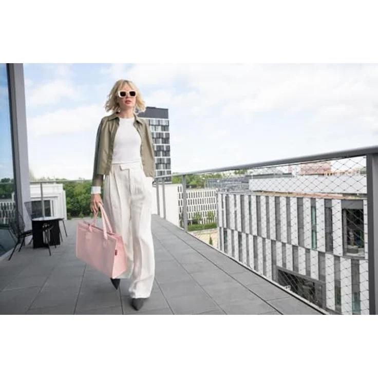 Reisenthel Shopper Daily Shopper, wasserabweisend aus recyceltem Polyester, groß, 42 x 17 x 35 cm, Nude – Bild 9