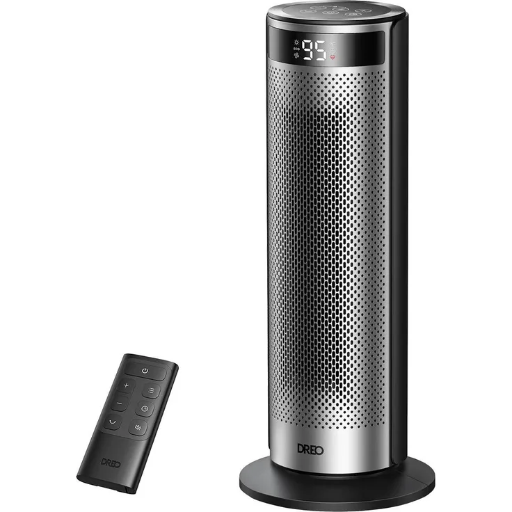 Dreo Solaris 628, Heizlüfter, Schwarz mit leistungsstarkem Heizsystem und effizienten Energieverbrauch