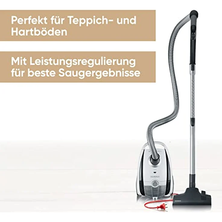 SEVERIN BC 7035 S`Power snowlight Staubsauger Beutel EEK: A 750 Watt 8m Radius – Bild 2