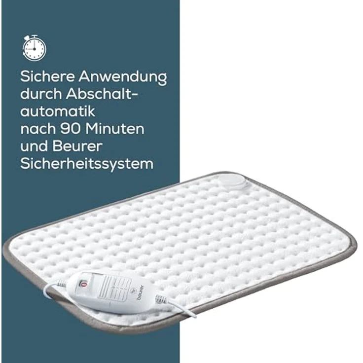 Beurer Heizkissen HK Limited Edition 2023, kuscheliges Wärmekissen mit 3 Temperaturstufen und Abschaltautomatik, maschinenwaschbar – Bild 3