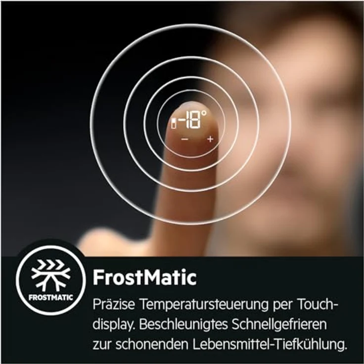AEG TAB7N12EF Einbau-Gefrierschrank / 1225 mm / 122 L / NoFrost / Touch-Display / Festtür / E, Weiß – Bild 4