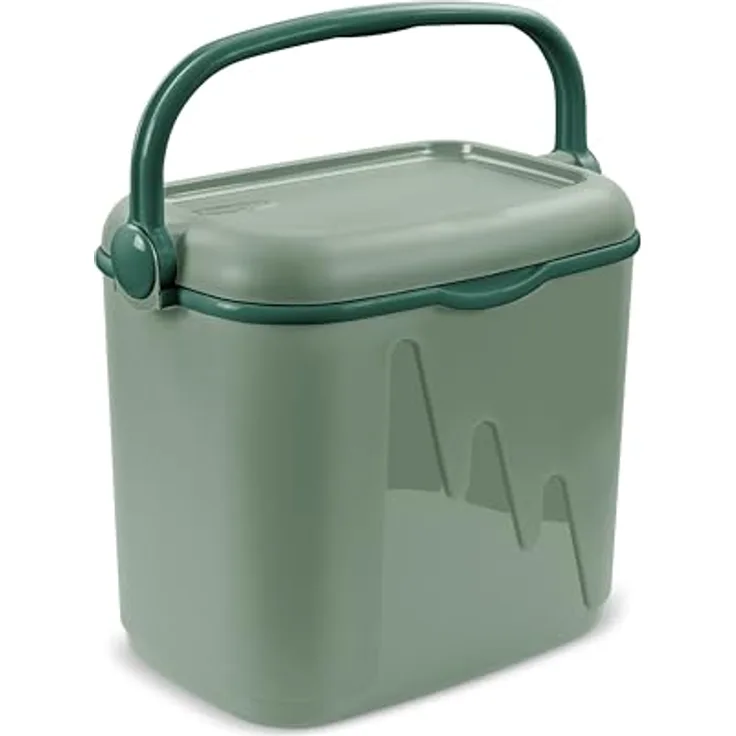 Curver Kühlbox, 32 l in ansprechendem Grünton, robust und leicht zu reinigen, ideal für Outdoor-Aktivitäten