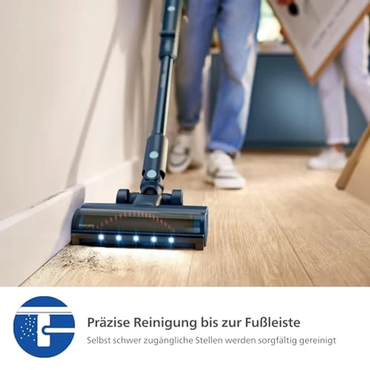 Philips Nass-Trocken-Akkusauger XC5242/10 5000 Series „Teppichwunder“, 50,4 W, beutellos, mit Aqua-Modul, 60 Minuten Laufzeit, blau – Bild 7