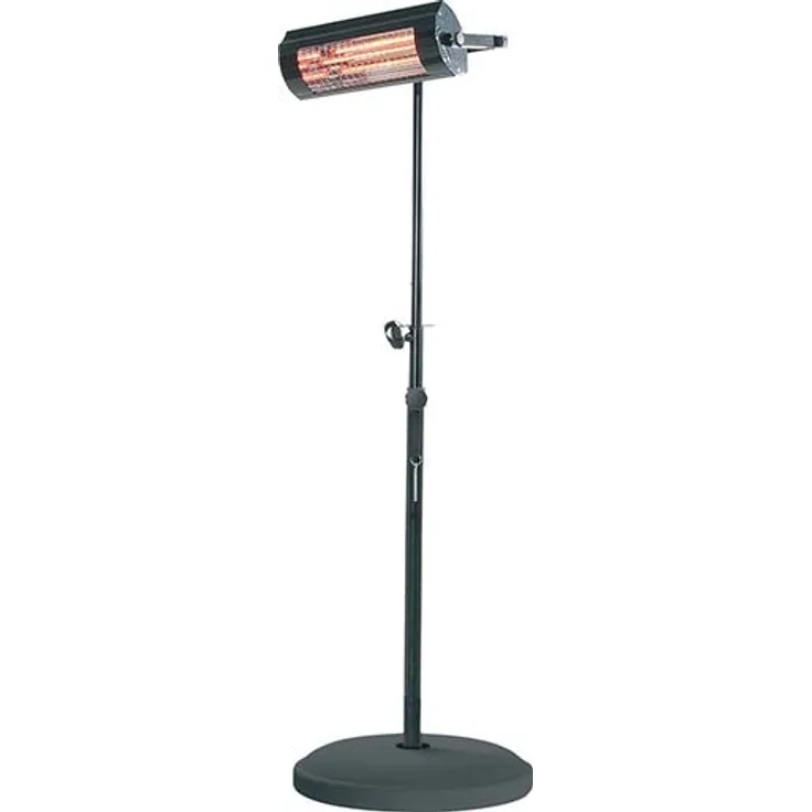 Solamagic SM-S1-Stativ-T, Heizkörper für Strahler S1+ mit 1400 W / 2000 W Adapterklaue, 2000 mm Höhe, integrierte Anschlussleitung 3 m